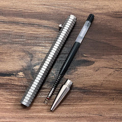 EDC Solid TC4 Titanium Alloy Bolt Ballpoint Business Office Singnature Pen 07FC0E-D4 - KOEEK