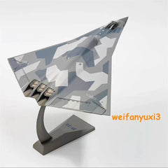 1/100 Scale J-36 Stealth Fighter Alloy Finished Product Model Collection 22cm 07FC0E-D4 - KOEEK