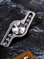Pocket Haptic Toy Fidget Finger Spinner Stainless Steel PEI CNC Fine Carving EDC 07FC0E-D4 - KOEEK
