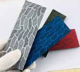 2pcs G10 Knife Handle Material Blanks Scales Composite Damascus Pattern DIY EDC 07FC0E-D4 - KOEEK