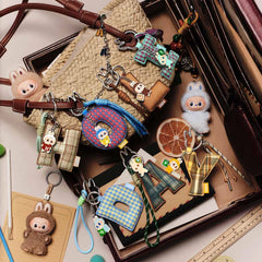 Authentic Hot The Monsters Pin For Love Series- Letter Pendant Blind Box (A-M)