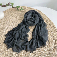 Mens Viscose Blend Soft Scarf Casual Preppy Geometric Shawl Unisex Neckerchief 07FC0E-D4 - KOEEK
