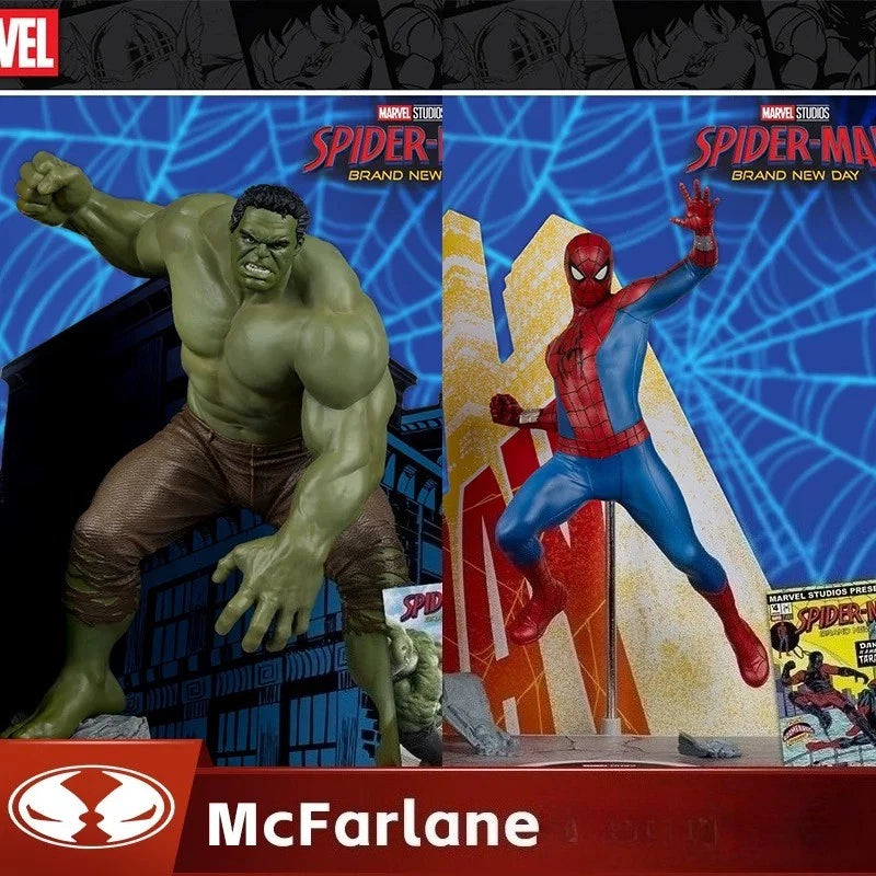 McFarlane Marvel Spider-Man Day Spider-Man & Hulk 1/6 Statues Presale 07FC0E-D4 - KOEEK