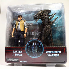 NECA Alien Hadleys Hope Carter J.Burke Xenomorph Warrior 2 Pack 7" Action Figure NECA - KOEEK