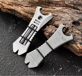 EDC Titanium Pry Bar Crowbar Bottle Opener Screwdriver Pocket Multi Tool Outdoor 07FC0E-D4 - KOEEK