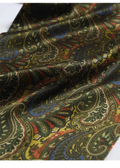 Mulberry Silk Scarf Men Women Neckerchief Paisley Double-layer double-sided 07FC0E-D4 - KOEEK