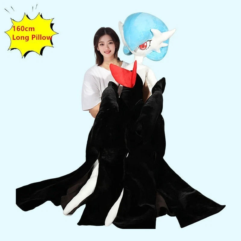 160cm Gardevoir Huge Plush Doll Cartoon Long Body Pillow Cushion Stuffed Toy 07FC0E-D4 - KOEEK