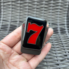 EDC Fidget Slider Lucky Seven Push Card Magnetic Slider ADHD Anti Stress Toys 07FC0E-D4 - KOEEK