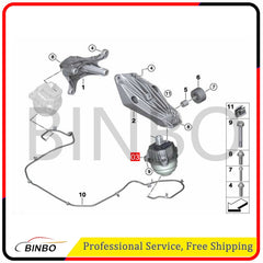 Right Passenger Side Engine Mount For BMW xDrive 540i 640i 740i X3 X4 X5 X6 X7 07FC0E-D4 - KOEEK