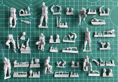 1/35 Resin Model Kit 101st Airborne Division 9 Figures Unassambled Unpainted 07FC0E-D4 - KOEEK