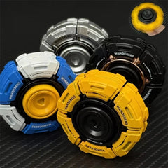 Future Mecha Style EDC Hand Spinner Zinc Alloy Silent Fidget Spinner Open Armor 07FC0E-D4 - KOEEK