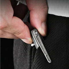 Titanium Bolt Action Ballpoint Pen Signature Writing Pocket Pen Business Office 07FC0E-D4 - KOEEK