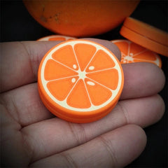 Creative Orange Fidget Coin 3D Plastic EDC Fidget Toy Stylish Novel Ratchet Coin 07FC0E-D4 - KOEEK