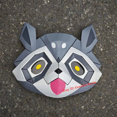 Anime Honkai: Star Rail Stelle Cosplay Raccoon’s Acolyte Mask Prop Collectible 07FC0E-D4 - KOEEK