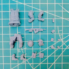 1/35 Resin Figure Model Kit Modern Russian Army Soldier Unassembled Unpainted 07FC0E-D4 - KOEEK