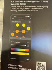 Cync GE Dynamic Effects Smart Cafe Lights Color Changing Patio String Lights GE - KOEEK