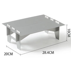 1pc Mini Portable Aluminium Alloy Folding Table Outdoor Camping BBQ Picnic 07FC0E-D4 - KOEEK