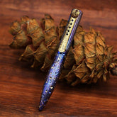 Titanium Pocket Ball Pen Business Office Signature Pen Outdoor Record EDC 07FC0E-D4 - KOEEK