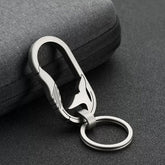 Titanium keychain Carabiner Car Waist Hanging Key Ring Backpack Buckle EDC Tool 07FC0E-D4 - KOEEK