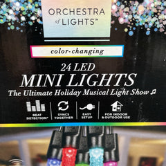 24 Gemmy Orchestra of Lights Color-Changing Faceted Mini LED Lights - GEMMY - KOEEK