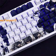 The Hungry Lamb 108 Keys PBT RGB Keycaps for Cherry MX Mechanical Keyboard Gift 07FC0E-D4 - KOEEK