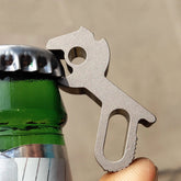 EDC GEAR Titanium Alloy Multi Tools Keychain Pocket Tool Bottle Opener Pendant 07FC0E-D4 - KOEEK