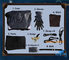 Identity V Eli Clark Seer Cosplay Costumes Men Coat Pants Dress Halloween Outfit 07FC0E-D4 - KOEEK