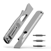 TC4 Titanium Alloy Pry Bar Hex Wrench Screwdriver - Back Clip EDC Multi Tool 07FC0E-D4 - KOEEK