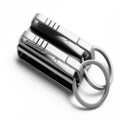 Titanium Alloy Quick Buckle Detach Belt Waist Hanging Men Car Keychain Key Ring 07FC0E-D4 - KOEEK