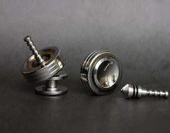 2 in 1 Spinning Top Spinner Creative Brass Ceramic Bead Super Precision EDC Toys 07FC0E-D4 - KOEEK