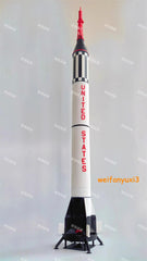 1/72 Scale Red Stone Launch Vehicle Rocket Finished Model Painted Toys Gift 07FC0E-D4 - KOEEK