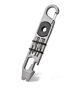 Titanium Alloy Carabiner Pocket Pry Bar Crowbar Multi EDC Tools Opener 07FC0E-D4 - KOEEK