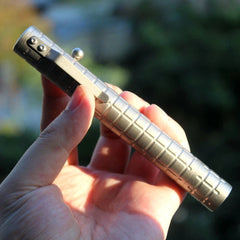 EDC Titanium Alloy Torch LED Flashlight Torch Pocket Light Outdoor Camping Light 07FC0E-D4 - KOEEK