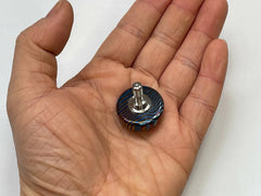 Titanium+Tima Damascus Hand Twisting Spinning Top Gyro Gyroscope Spinner EDC Toy 07FC0E-D4 - KOEEK