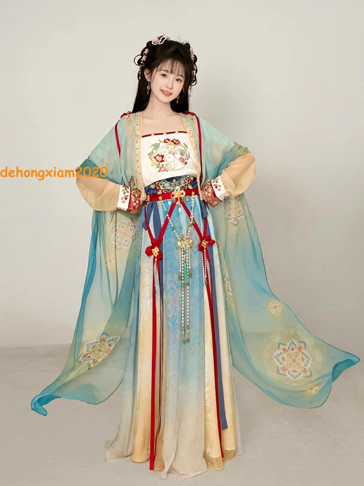 虞书欣Yu Shuxin Dress Cosplay Costume Suit Yong Ye Xing He Miaomiao Women Set 07FC0E-D4 - KOEEK