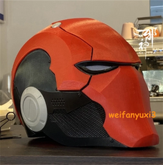 Customize Red Hood Batman Helmet 3D Printed Full Face Mask Handmade Cosplay Prop HANDMADE - KOEEK