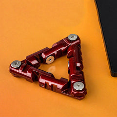 Triangular Fidget Roller Adult Metal EDC Fidget Toys Anxiety Stress Relief Toys 07FC0E-D4 - KOEEK