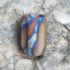 2pcs TC4 Titanium Folding Knife DIY Cool Lanyard Bead Umbrella Rope EDC Beads 07FC0E-D4 - KOEEK