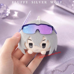 Anime Honkai: Star Rail Silver Wolf Plush Keychain Backpack Pendant Decor Gift 07FC0E-D4 - KOEEK