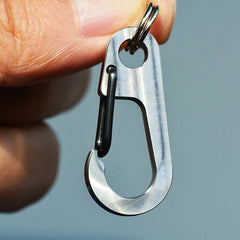 TITANER CNC Titanium Alloy Key Chain Carabiner Tools Outdoor Camping Travel EDC TITANER - KOEEK