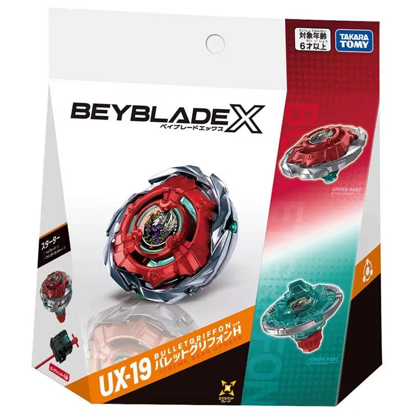 Tomy Takara Bullet Griffon H Beyblade X Burst Launcher Starter UX-19 Official TAKARA - KOEEK