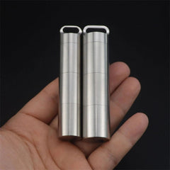 Waterproof Subpackage Pill Case Sealed Container Survival Box Key chain Outdoor 07FC0E-D4 - KOEEK