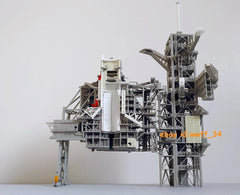Space Shuttle Launch Pad Model Kit - 1/400 Scale, 3D Printed (No Aircraft) 07FC0E-D4 - KOEEK