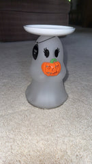 ! NIB Bath and Body Works Light-up Ghost Pedestal 3-Wick Candle Holder! 07FC0E-D4 - KOEEK