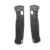 2PCS 3K Carbon Fiber Handle Scales Patch For Benchmade Bugout 535 07FC0E-D4 - KOEEK