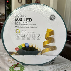 GE Color Choice 600-Ct 124 ft Color Changing MicroBright LED Light 8 Function GE - KOEEK