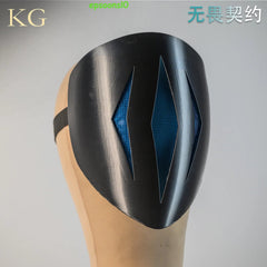 Valorant Omen Cosplay Mask Toy Halloween Party Mask 3D print Prop W/ Eyes Light 07FC0E-D4 - KOEEK