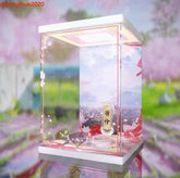 Acrylic Display Box Case for GSAS Tian Guan Ci Fu Xie Lian 1/7 Figure Dustproof 07FC0E-D4 - KOEEK