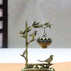 Bamboo Style Hanging Incense Burner Home Indoor Decor Chinese Censer 07FC0E-D4 - KOEEK