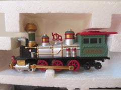 1998 LEMAX Village Train Straight Tracks Set Lights, Sounds, Forward/Back Motion LEMAX - KOEEK